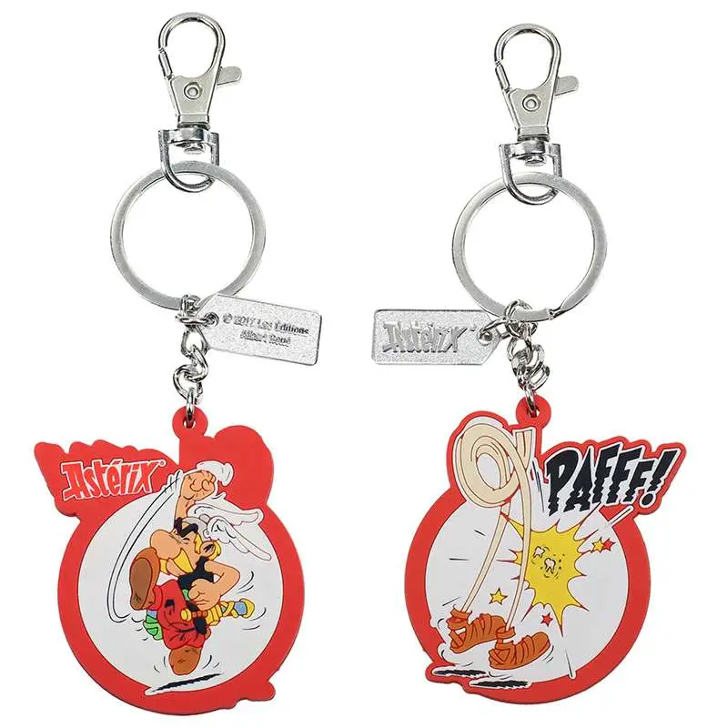 Porte-clés asterix pafff reversible rubb